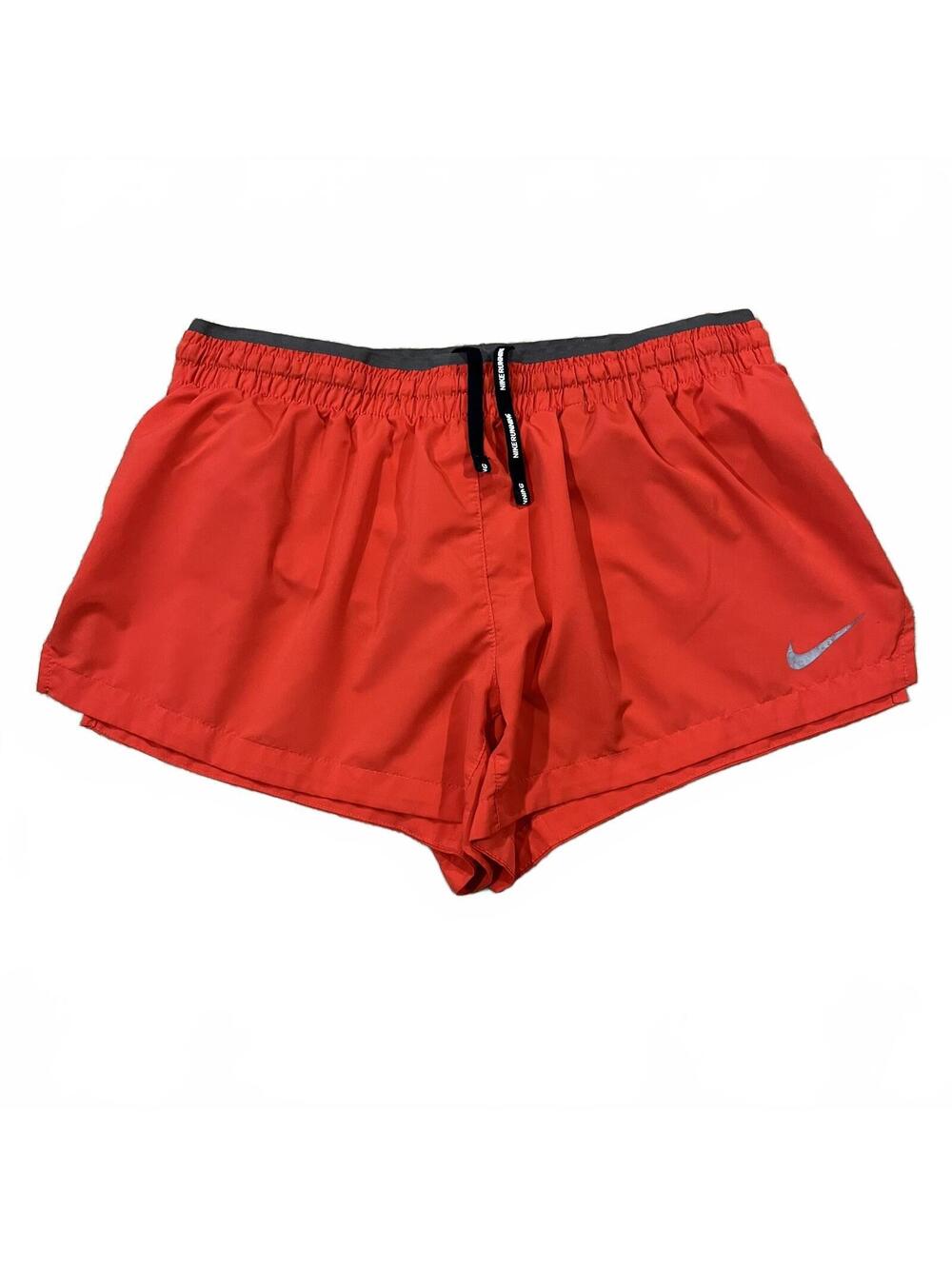Nike Flex Womens Elevate 3” Running Shorts Red Orange Size Small